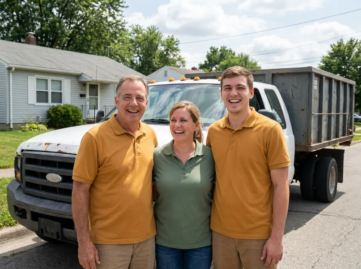 Bin Drop Dumpster Rental dumpster rental team in Dayton, OH